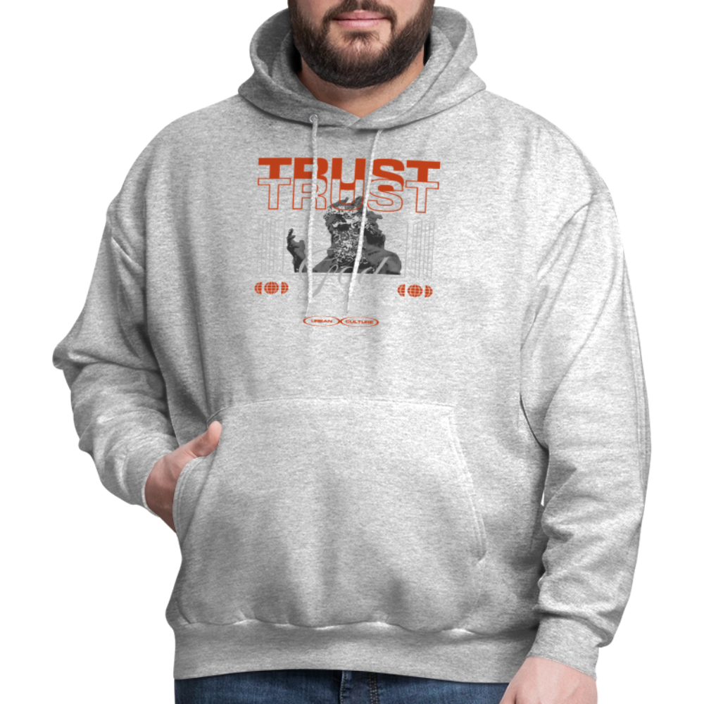 Trust God - Men's Hoodie - heather gray
