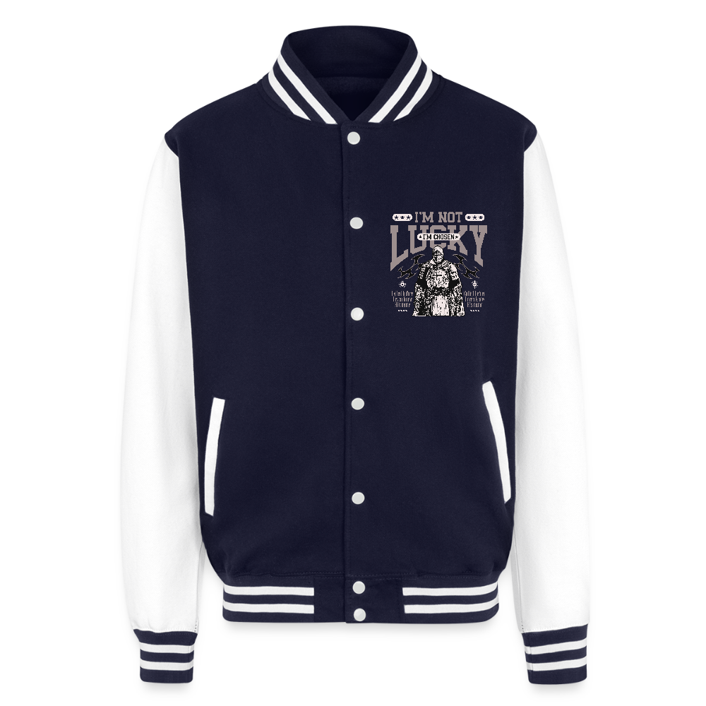 Chosen One - Letterman Jacket - navy/white