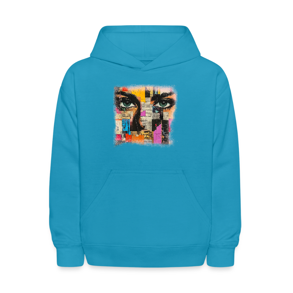 Pop Culture Woman 3 - Kids' Hoodie - turquoise