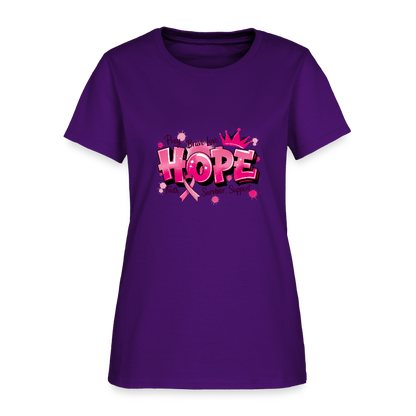 Hope - Women's T-Shirt - purple