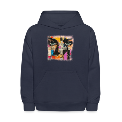 Pop Culture Woman 3 - Kids' Hoodie - navy