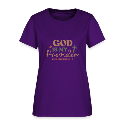 God my Provider - Women's T-Shirt - purple