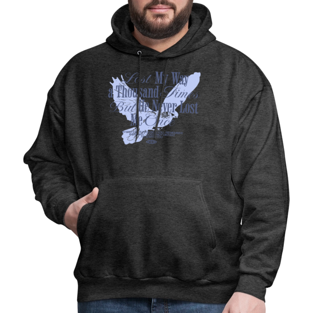 God is with Us - Men's Hoodie - charcoal grey