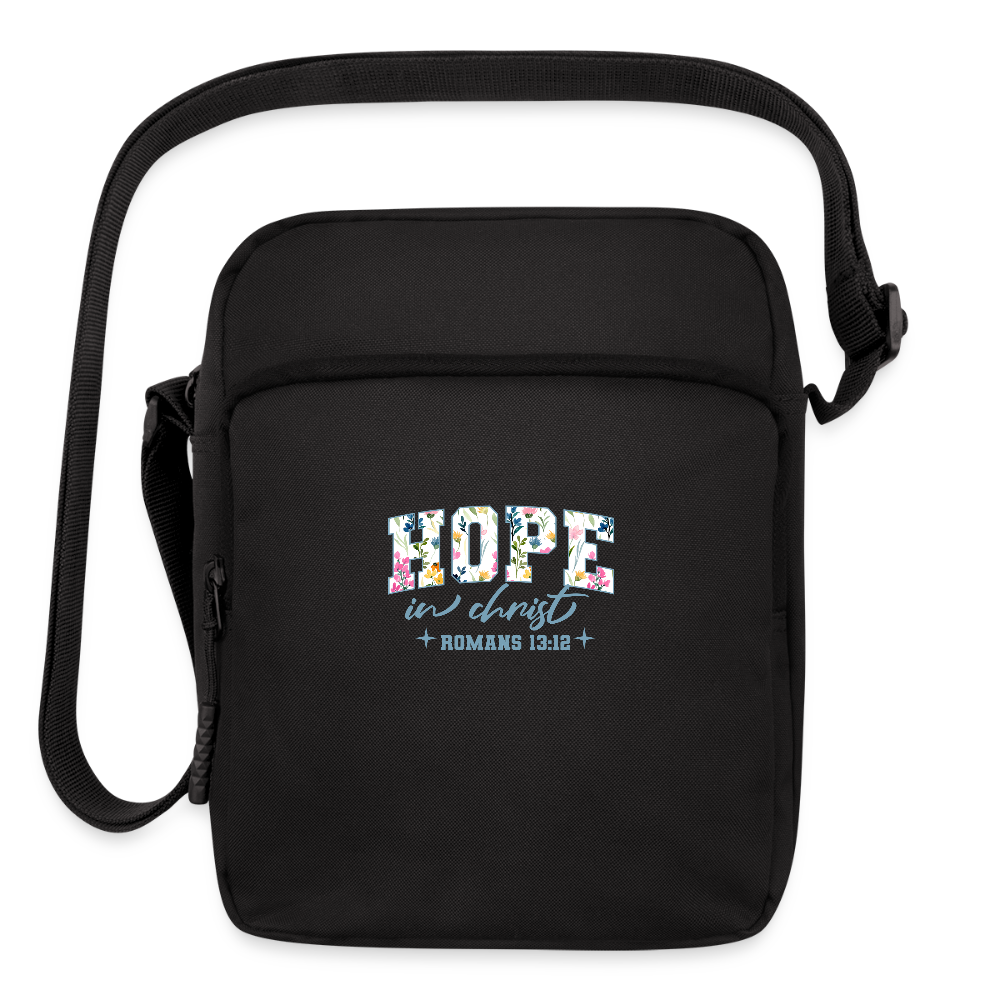Hope in Christ - Upright Crossbody Bag - black