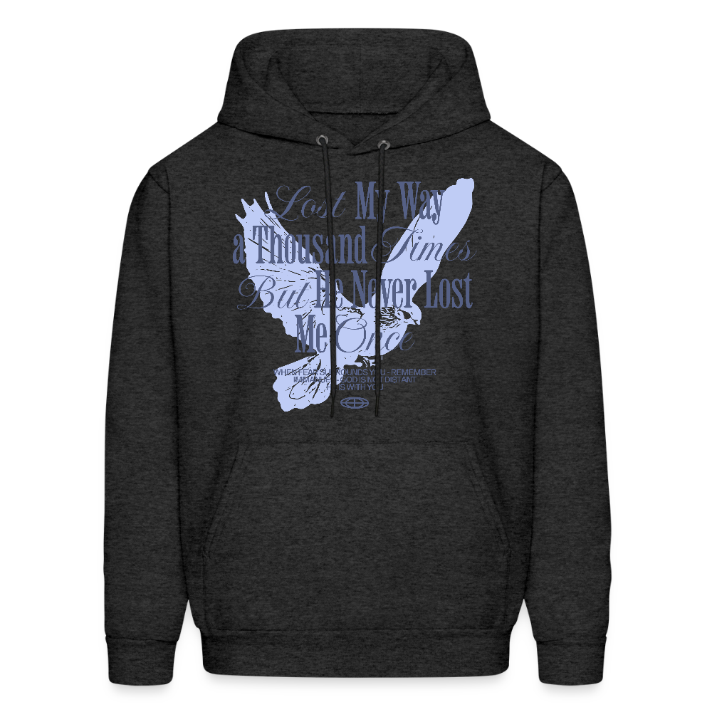 God is with Us - Men's Hoodie - charcoal grey