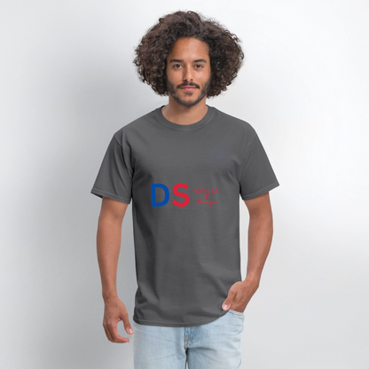 DS  - Men's T-Shirt blue and red - charcoal