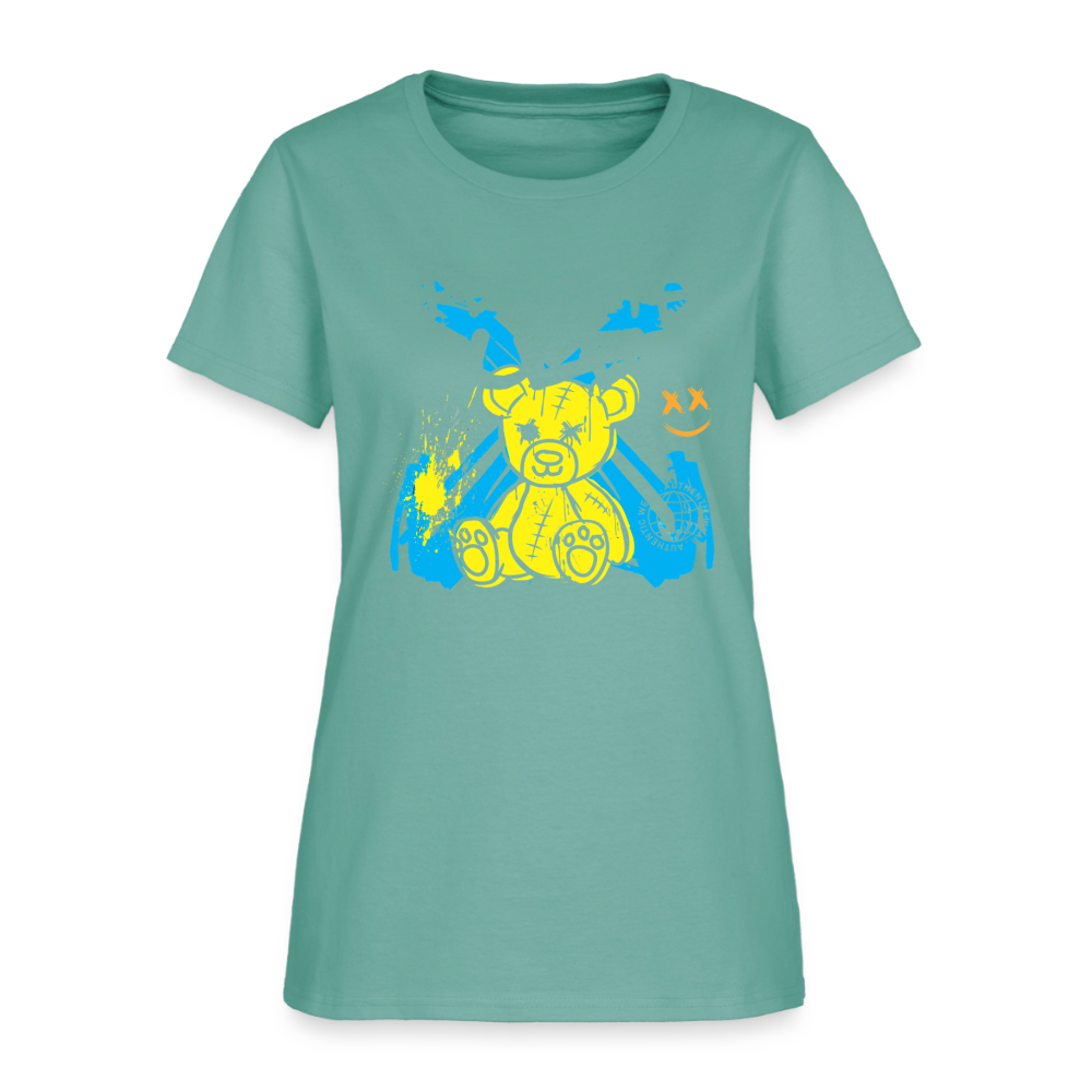 Graffiti Bear - Women's T-Shirt - aquatic
