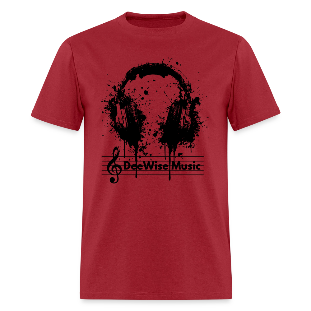 DeeWise Music - Headphones T-Shirt - true red