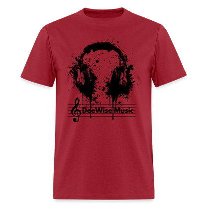 DeeWise Music - Headphones T-Shirt - true red