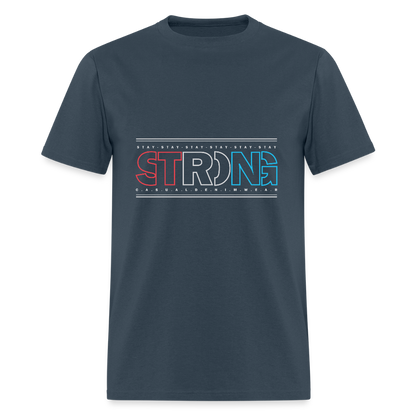 Stay Strong - Men's T-Shirt -  blue dusk