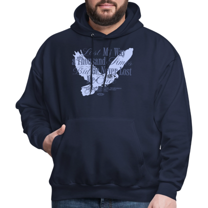 God is with Us - Men's Hoodie - navy