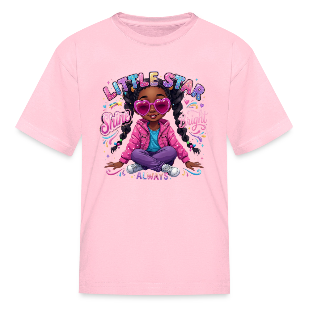 Black Girl Power - Little Star Kids' T-Shirt - pink