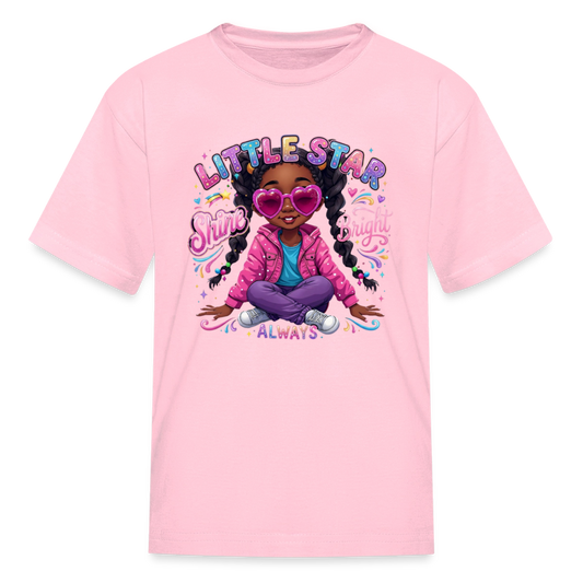 Black Girl Power - Little Star Kids' T-Shirt - pink