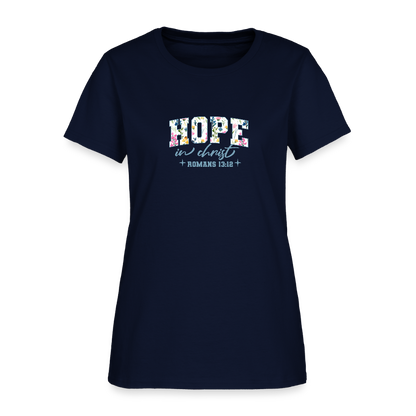Hop in Christ - Women's T-Shirt - navy