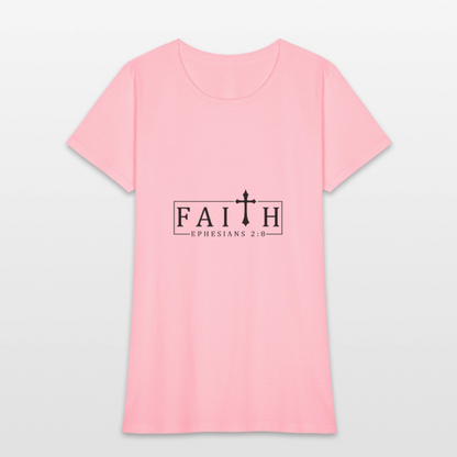Ephesians 2:8 - Women's T-Shirt - pink