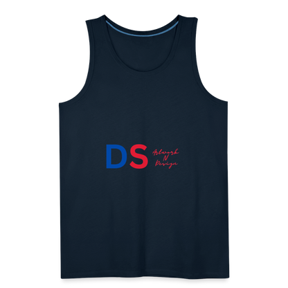 DS blue and red - Men’s Premium Tank - deep navy