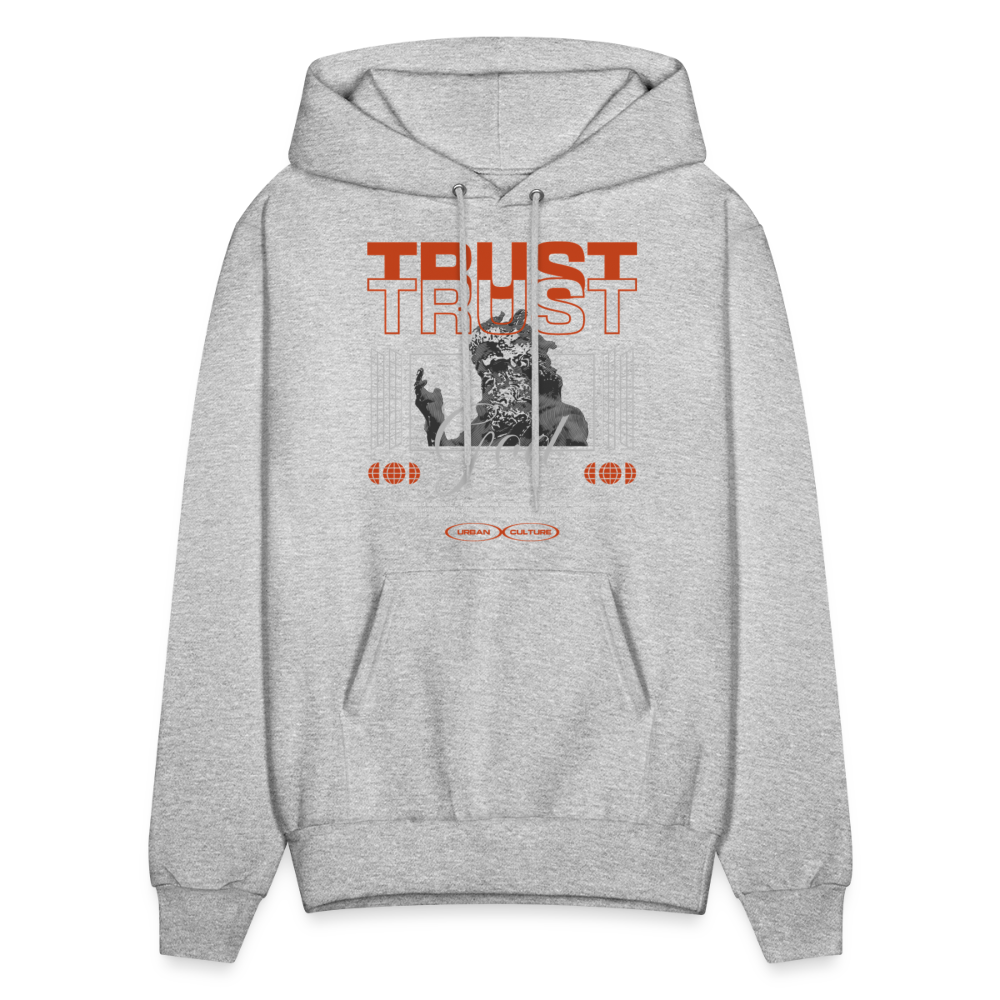 Trust God - Men's Hoodie - heather gray