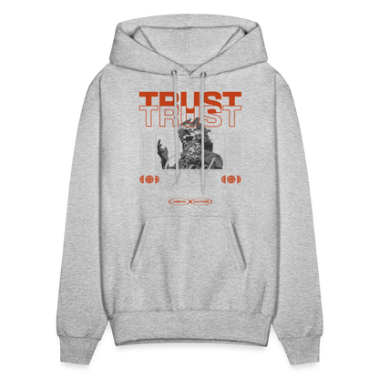 Trust God - Men's Hoodie - heather gray