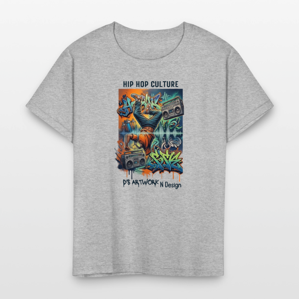 Hip Hop Culture - Kids' T-Shirt - heather gray