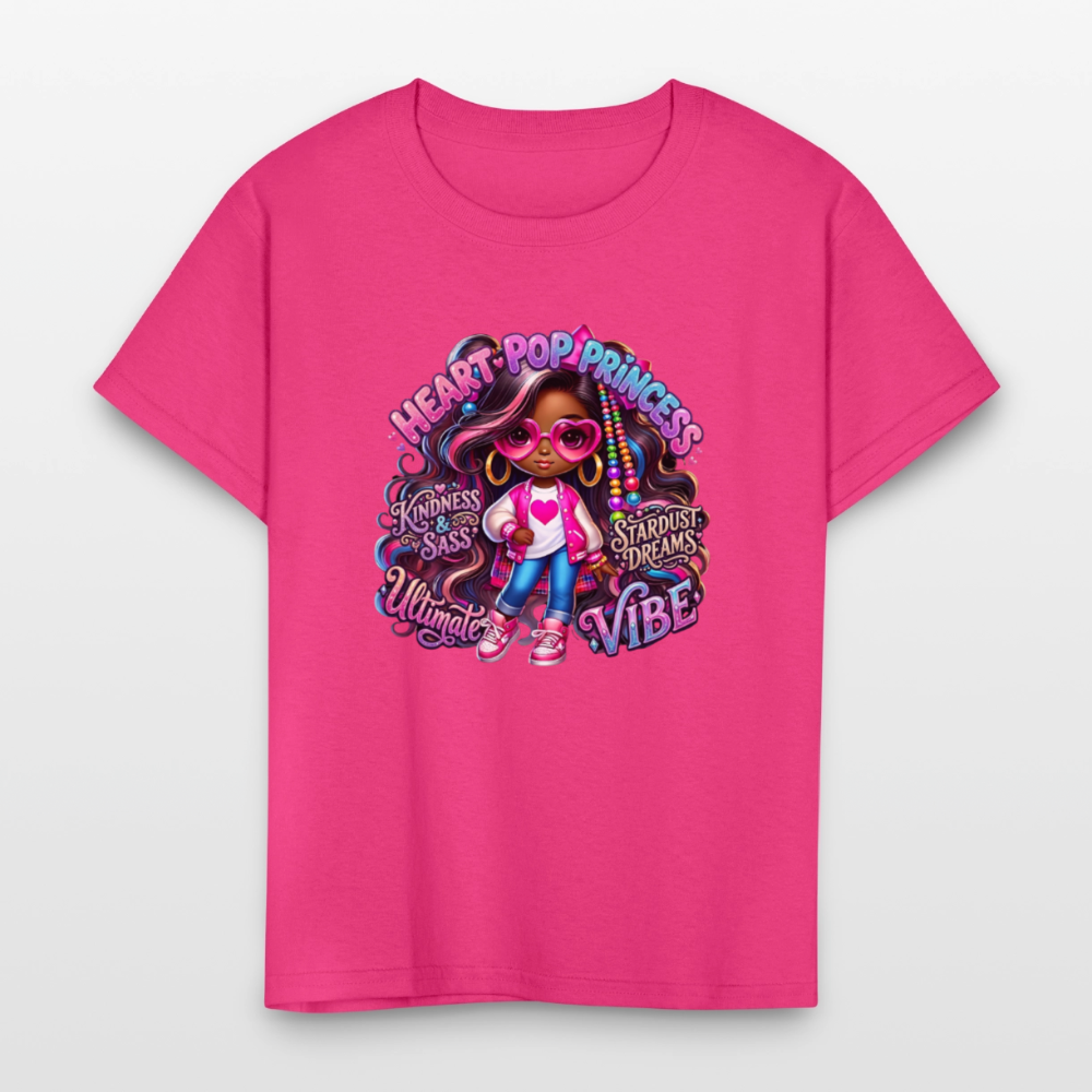 Black Girl Power - Princess Kids' T-Shirt - fuchsia