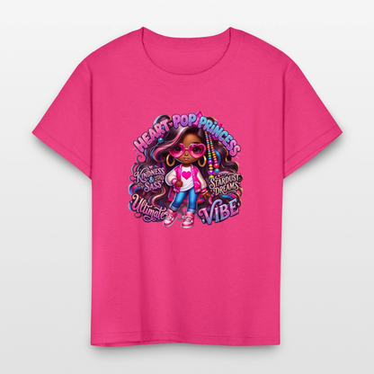 Black Girl Power - Princess Kids' T-Shirt - fuchsia