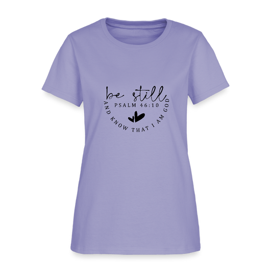 Be Still - Women's T-Shirt - lavender