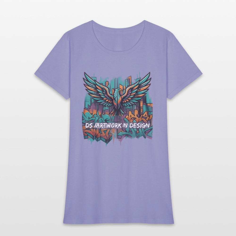 Graffiti Eagle - Women's T-Shirt - lavender
