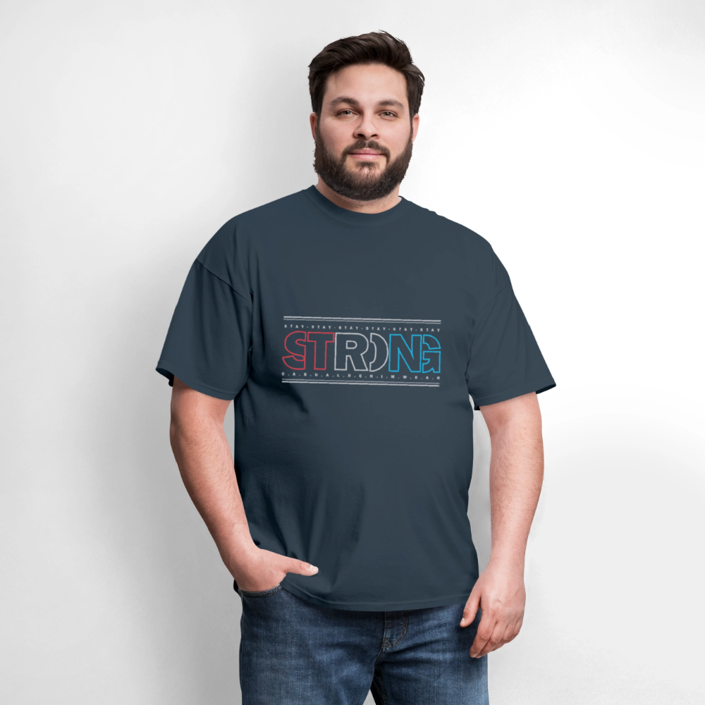 Stay Strong - Men's T-Shirt -  blue dusk