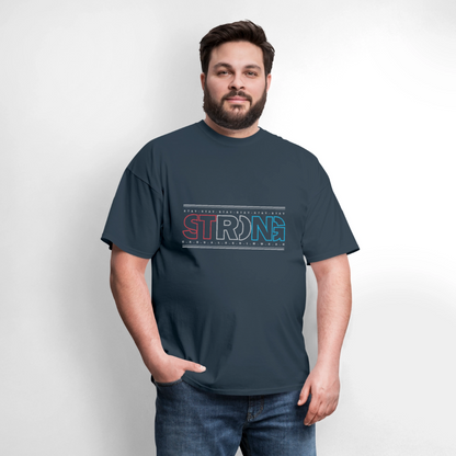 Stay Strong - Men's T-Shirt -  blue dusk
