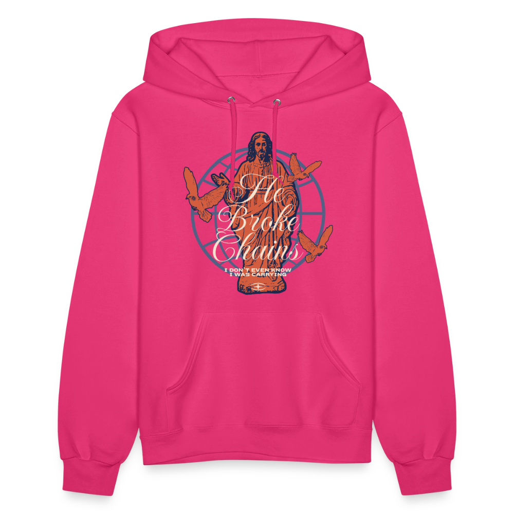 Broken Chains - Women's Hoodie - fuchsia