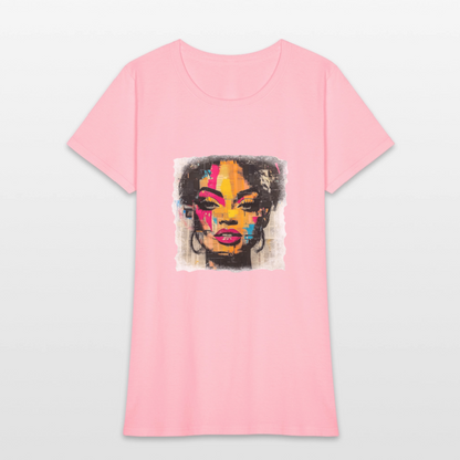 Pop Culture Woman 2- Short Sleeve T-Shirt - pink