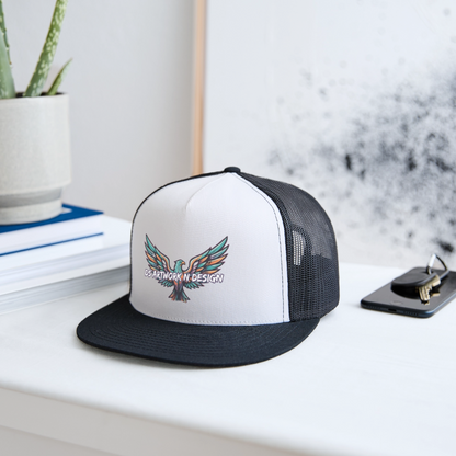 Graffiti Eagle - Trucker Hat - white/black