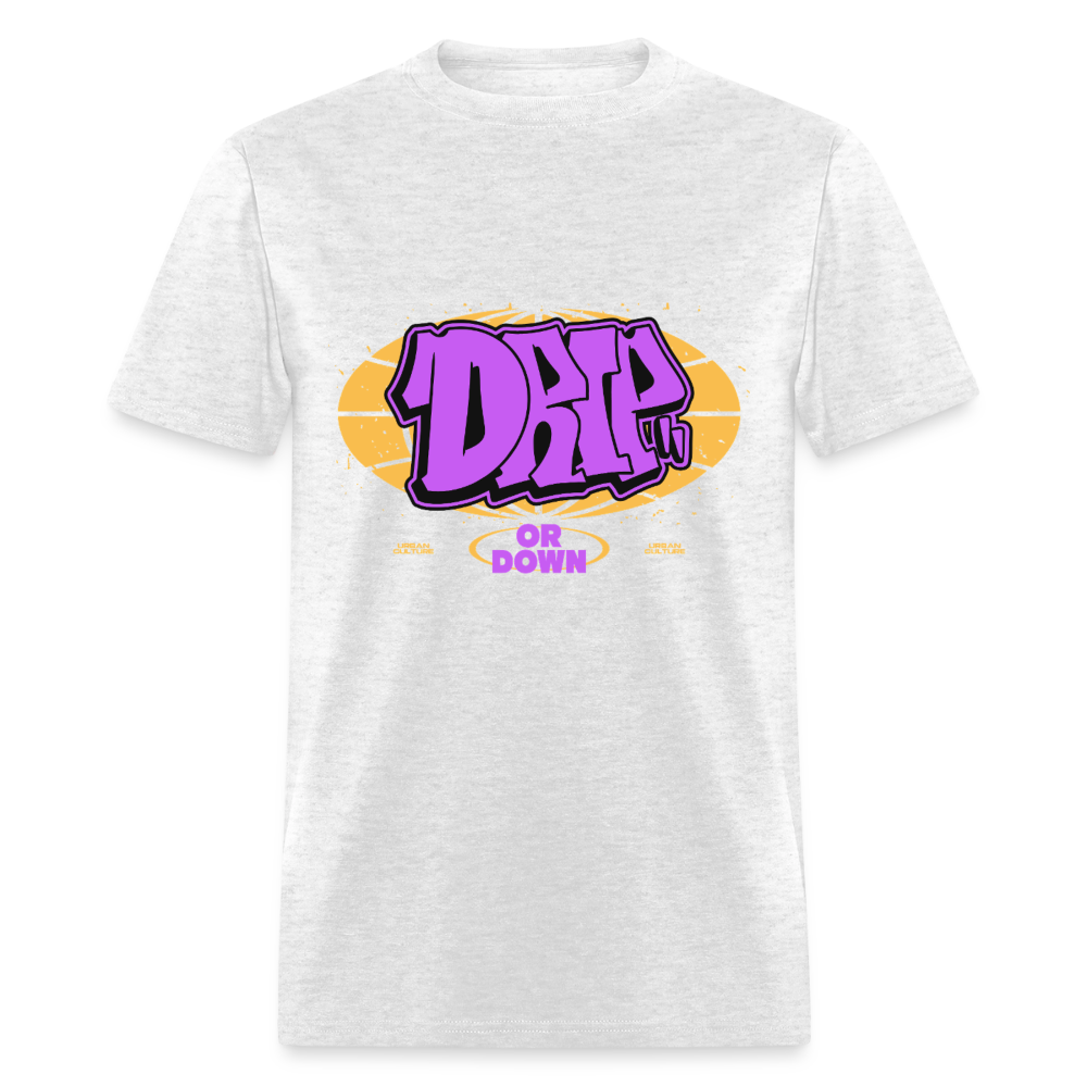 Drip - Graffiti Men's T-Shirt - light heather gray
