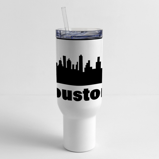 Houston - 40 oz Travel Tumbler - black - white