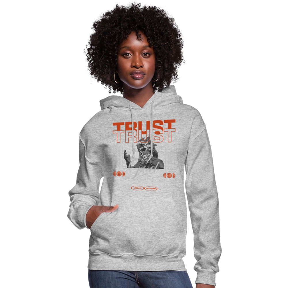 Trust God - Women's Hoodie - heather gray