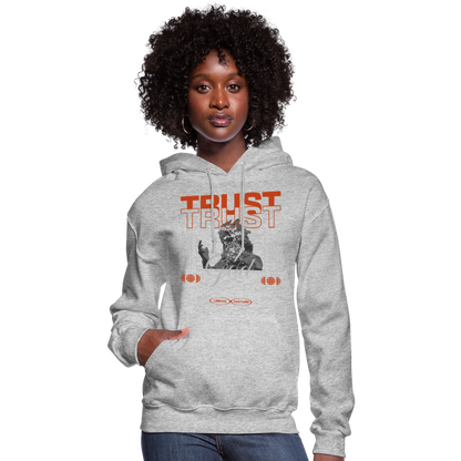 Trust God - Women's Hoodie - heather gray
