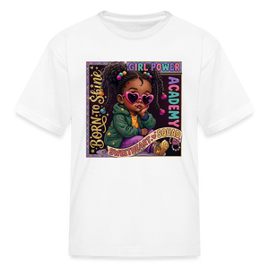Black Girl Power - Swetheart Squad Kids' T-Shirt - white