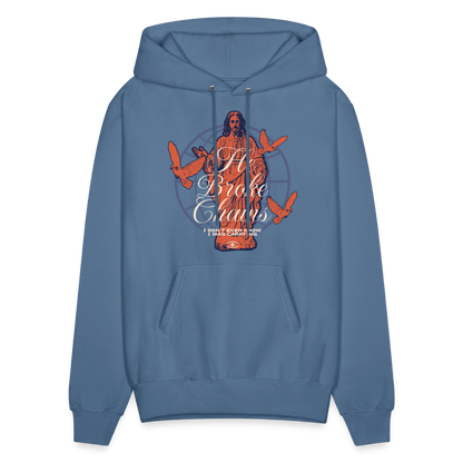Chains Broken - Men's Hoodie - denim blue