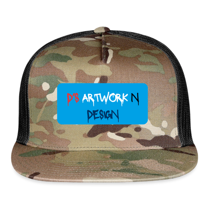 DS Graffiti - Trucker Hat - MultiCam\black