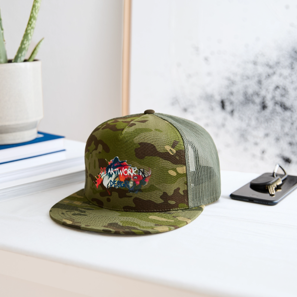 Spray Paint - DS Trucker Hat - MultiCam\green