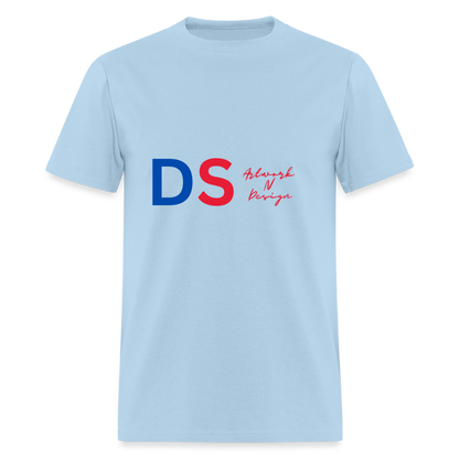 DS  - Men's T-Shirt blue and red - powder blue