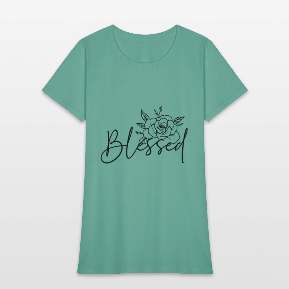 Blessed - Women's T-Shirt - aquatic