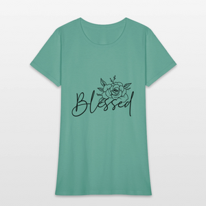 Blessed - Women's T-Shirt - aquatic