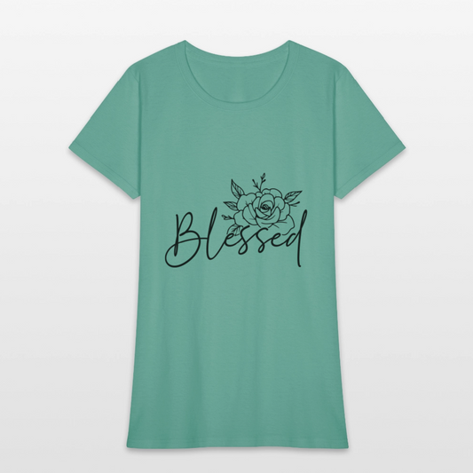 Blessed - Women's T-Shirt - aquatic
