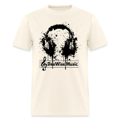 DeeWise Music - Headphones T-Shirt - sweet cream heather