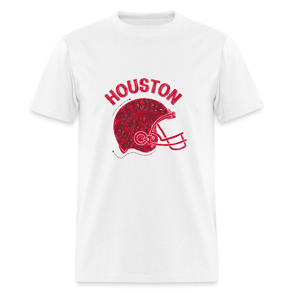 Huston football - Unisex  T-Shirt - white