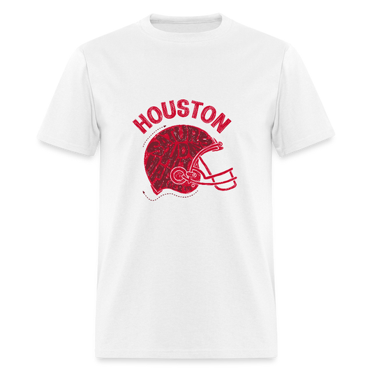 Huston football - Unisex  T-Shirt - white