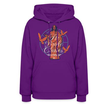 Broken Chains - Women's Hoodie - purple