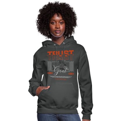 Trust God - Women's Hoodie - asphalt