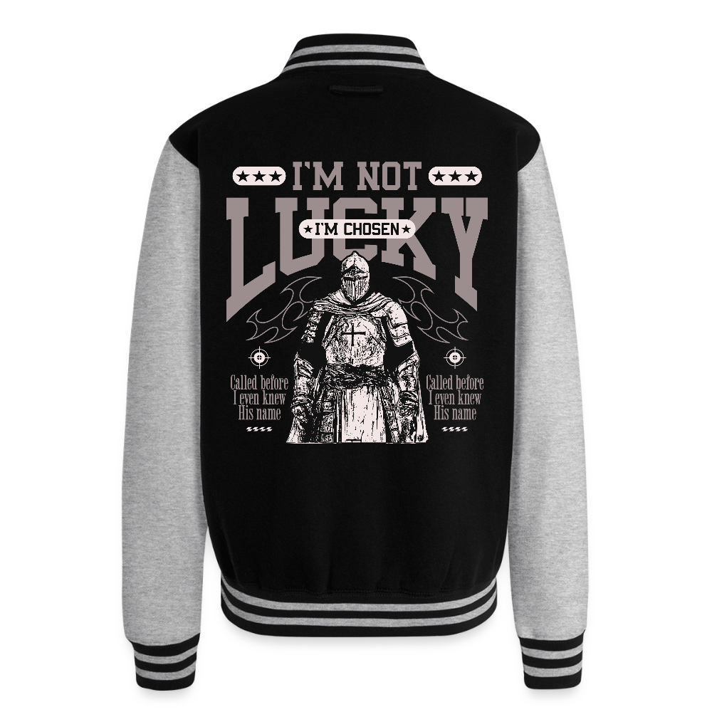 Chosen One - Letterman Jacket - black/heather grey